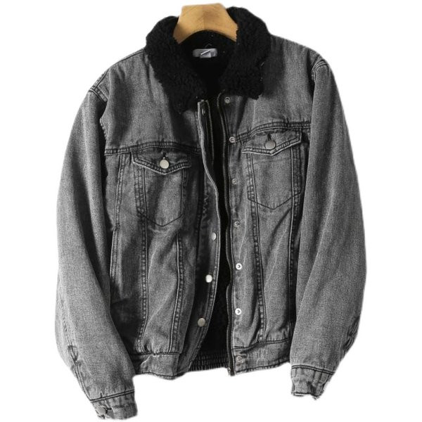 Női farmer dzseki meleg béléssel