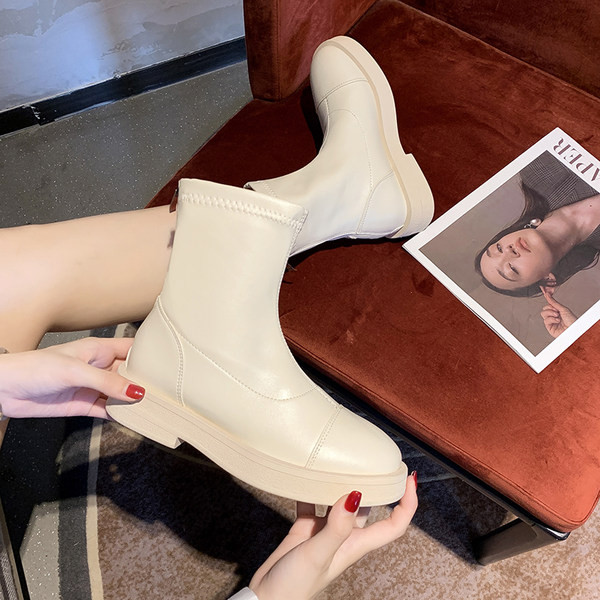 Női tiszta csizma új modellje - öko bőrből