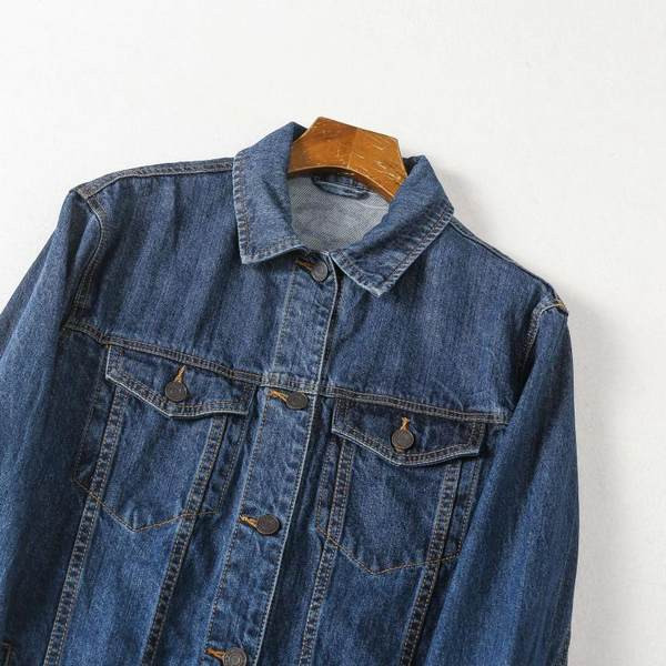 Női farmerdzseki sima modell