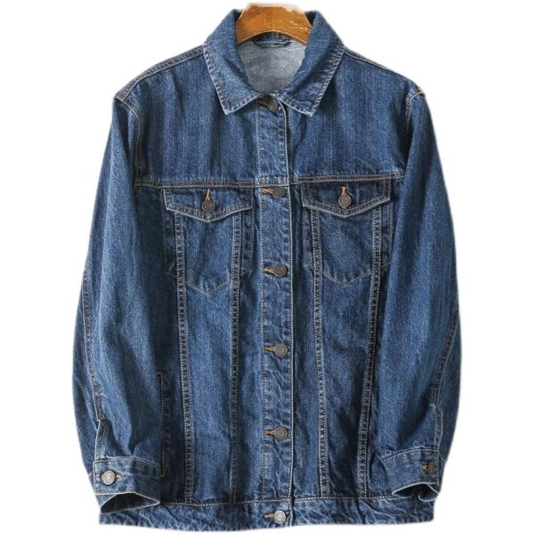 Női farmerdzseki sima modell