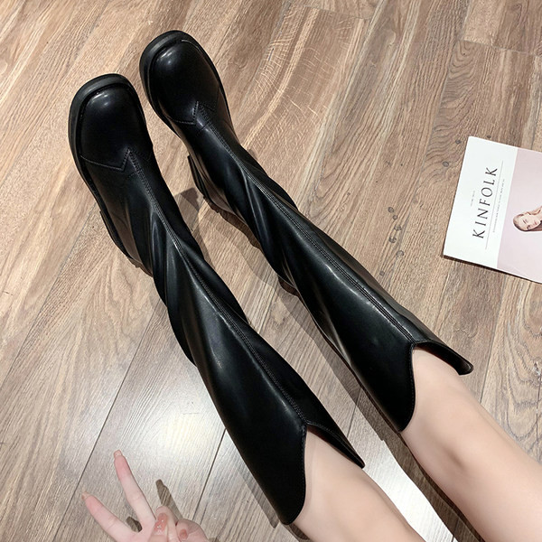 Casual ženske čizme od umjetne kože u više boja