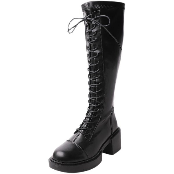 Modern műbőr csizma - két modell