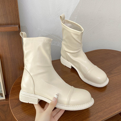 Naiste nahast saapad kontsaga 3,5 cm