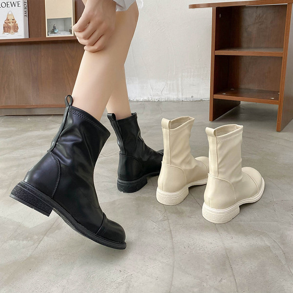 Naiste nahast saapad kontsaga 3,5 cm