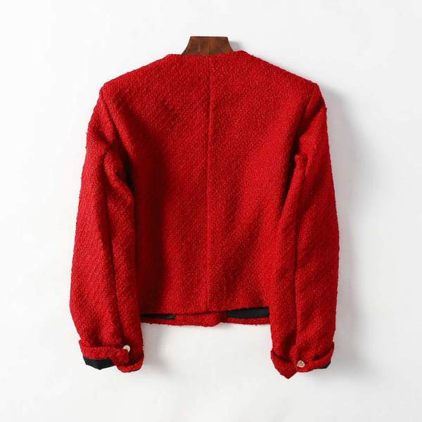 Kratka proljetno-jesenska jakna s dvorednim kopčanjem