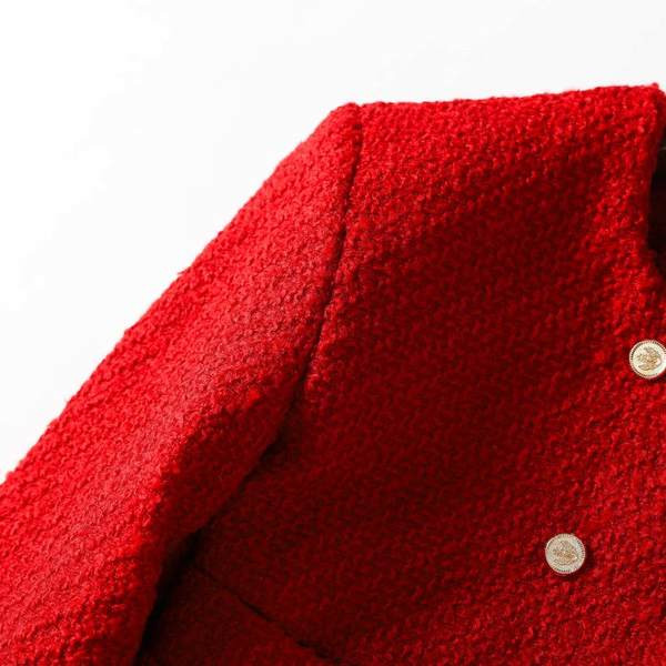 Kratka proljetno-jesenska jakna s dvorednim kopčanjem