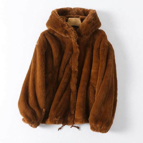 Lühike kapuutsiga sulemantel naistele