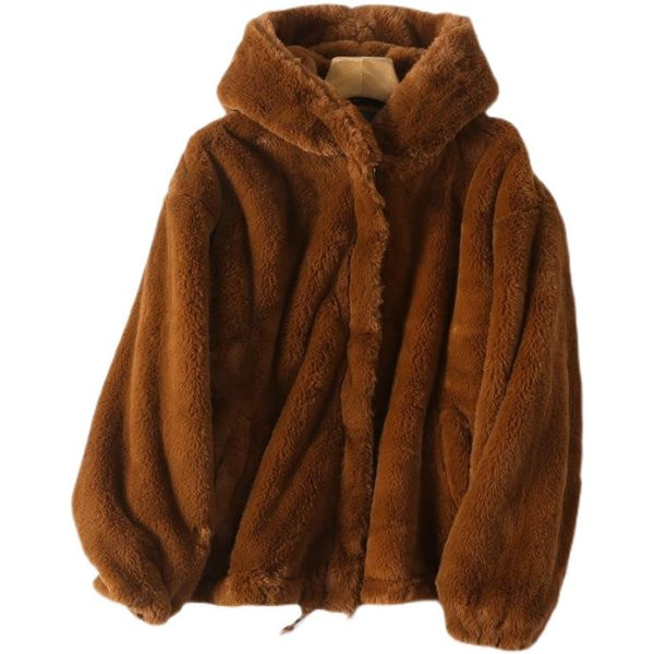 Lühike kapuutsiga sulemantel naistele