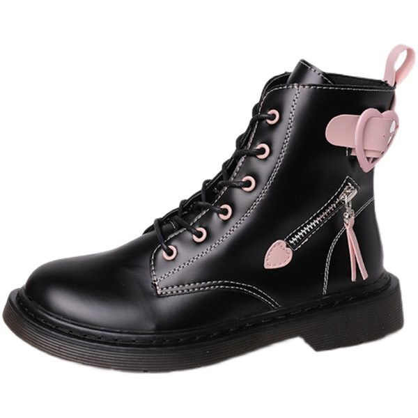 Südamekujulise pandlaga kunstnahast vabaaja naiste saapad