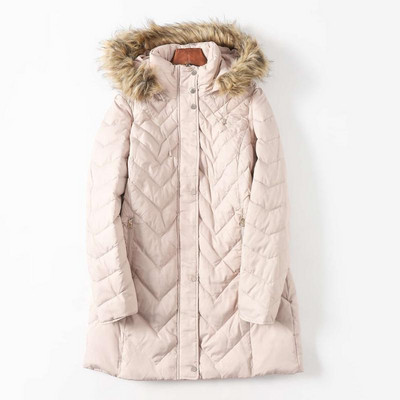 Hosszú őszi-téli kabát kapucnival