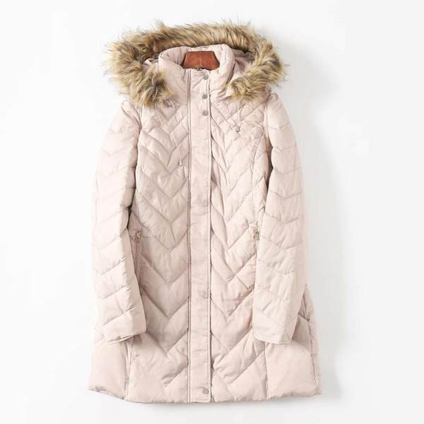 Hosszú őszi-téli kabát kapucnival