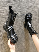 Moodsad lameda talla ja kirjadega naiste saapad