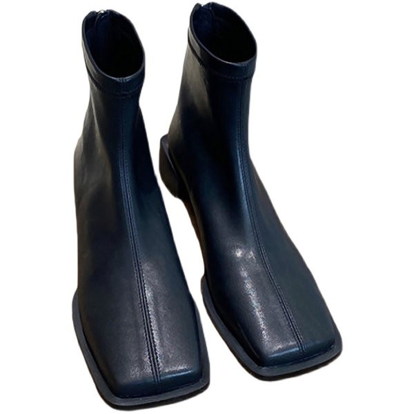 Ženske čizme od eko kože jednobojni model