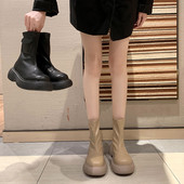 Naiste vabaaja saapad kunstnahast - puhas mudel