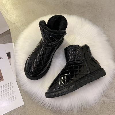 Ženske zimske čizme s ravnim đonom