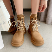 Alkalmi csizma fűzővel - nőknek