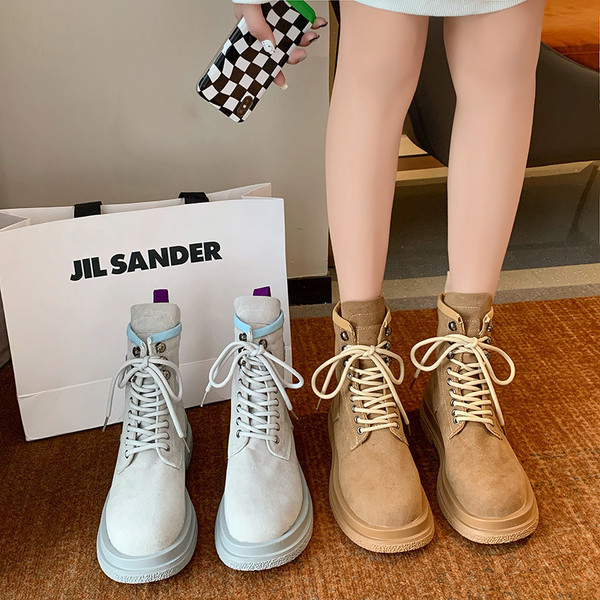 Alkalmi csizma fűzővel - nőknek