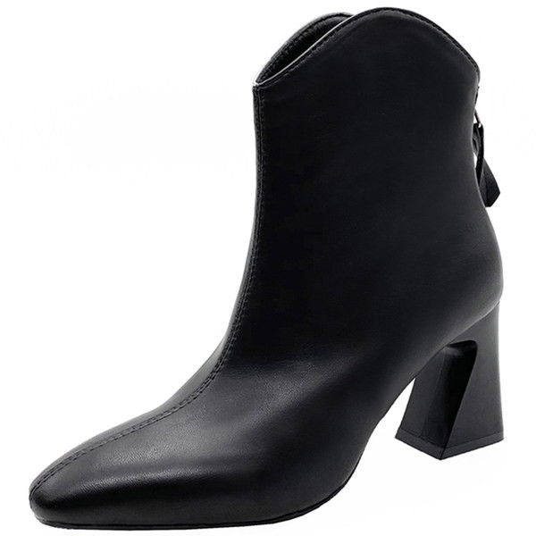 Novi model ženskih čizama od umjetne kože sa petom