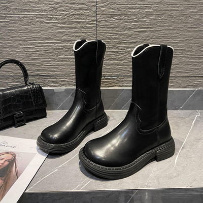 Naiste vabaaja saapad lameda tallaga ökonahast