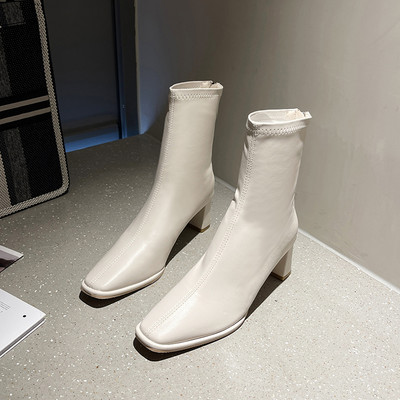 Novi model proljetno-jesenskih čizama od eko kože sa patentnim zatvaračem