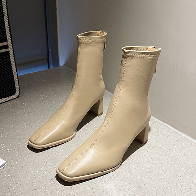 Novi model proljetno-jesenskih čizama od eko kože sa patentnim zatvaračem