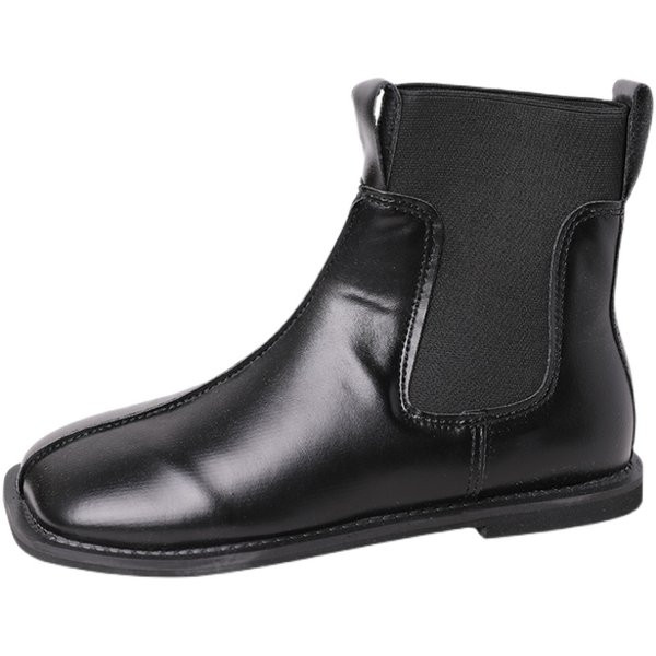 Női alkalmi csizma, lapos talppal eco bőrből vagy öko velúrból