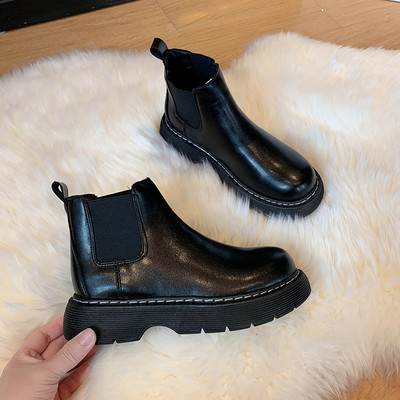 Uus mudel paksu tallaga ökonahast naiste saapad