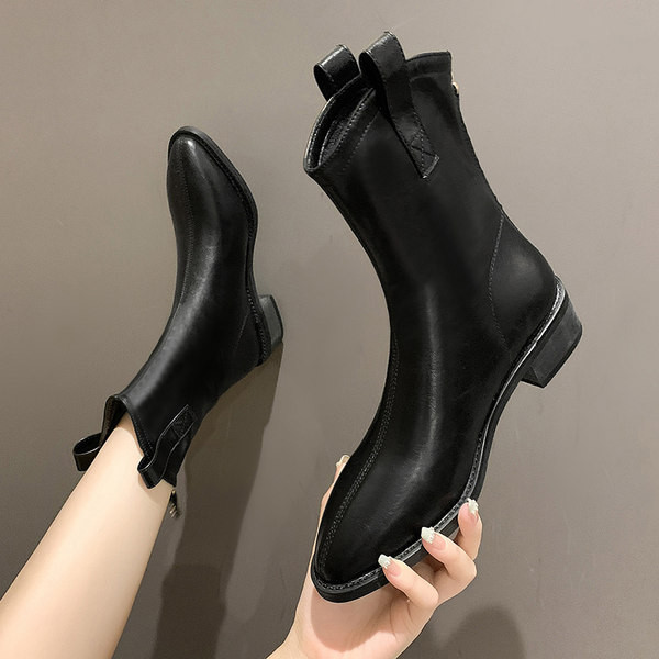 Új modell női cowboy csizma cipzárral