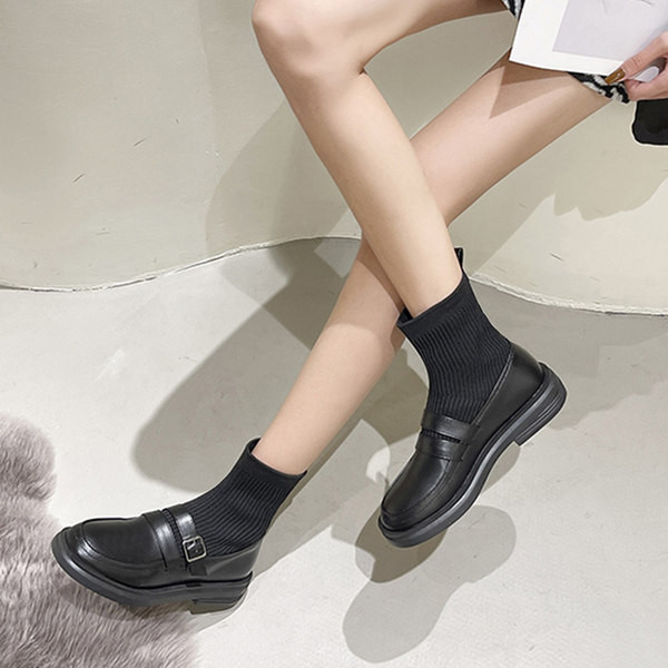 Lukuga naiste saapad ökonahast ja tekstiilist