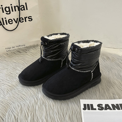 Ženske zimske čizme s vezicama i toplom postavom