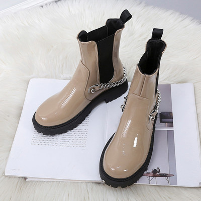 Új modell csizma fém lánccal