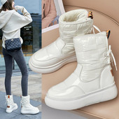 Téli meleg csizma, nyakkendővel