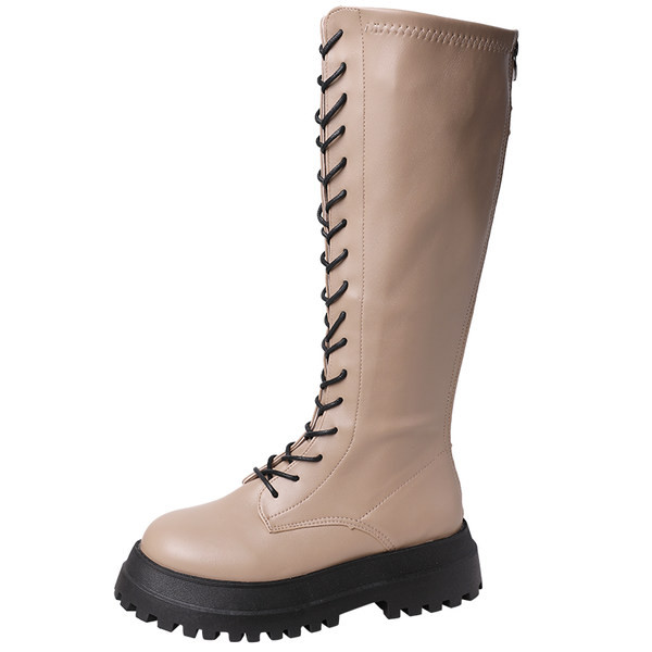 Új modell női csizmák durva talppal - két színben