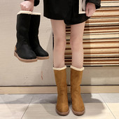 Alkalmi női csizma puha béléssel - két színben