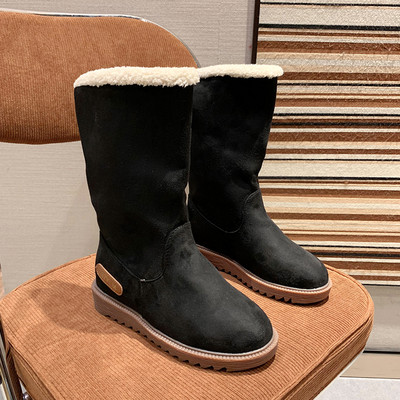 Alkalmi női csizma puha béléssel - két színben