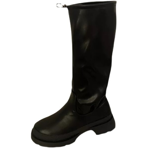 Ležerne čizme s ravnim potplatom i vezicama za žene