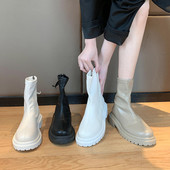 Casual ženske čizme sa grubim potplatom - više boja