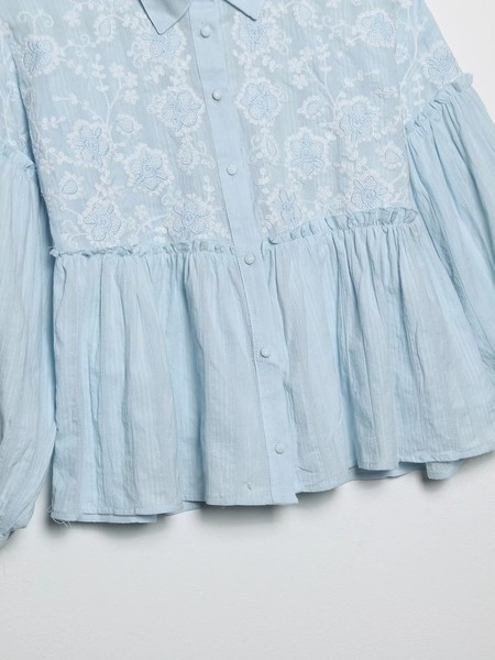 Női ing csipke szabású modellel