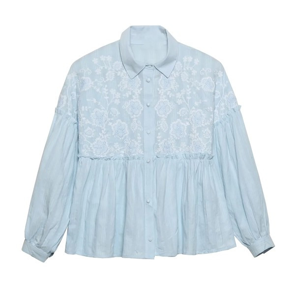 Női ing csipke szabású modellel