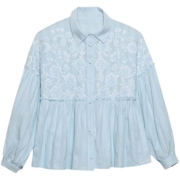 Női ing csipke szabású modellel