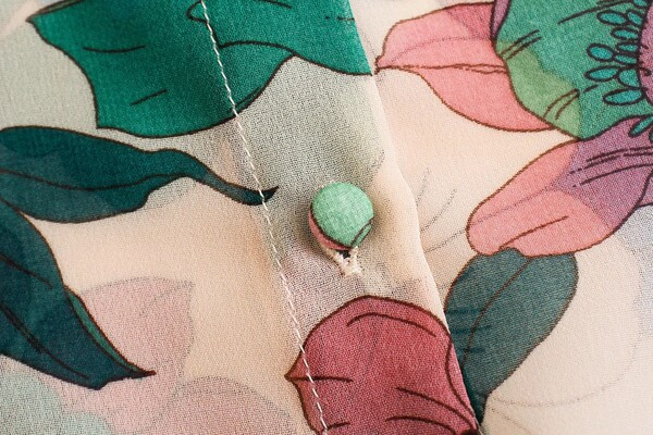 Virágmintás széles női ing