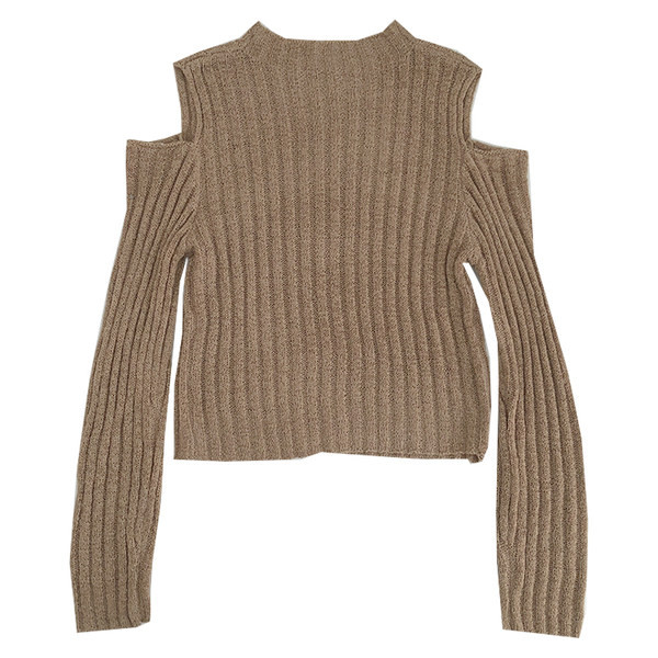 Naiste madala kraega ja paljaste õlgadega kampsun