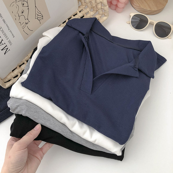 Naiste klassikalise krae ja pikkade varrukatega pluus