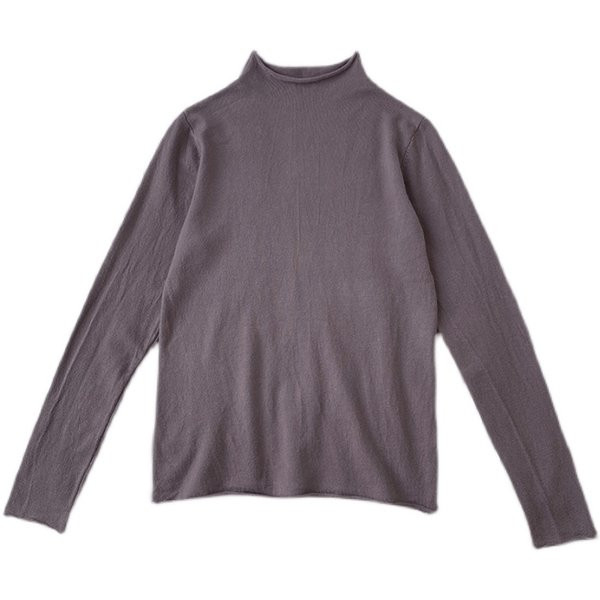 Női sima blúz alacsony gallérral