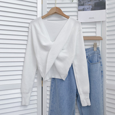 Casual πουλόβερ με λαιμόκοψη V