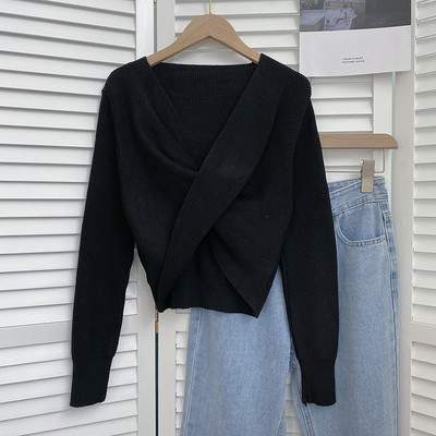 Casual πουλόβερ με λαιμόκοψη V