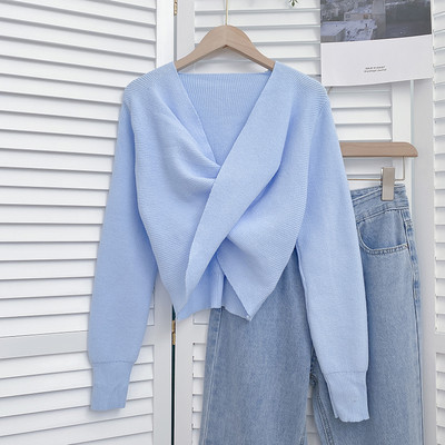 Casual πουλόβερ με λαιμόκοψη V