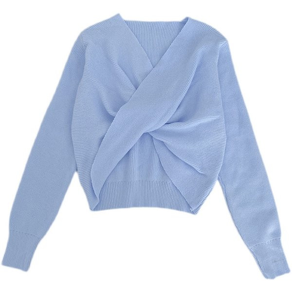 Casual πουλόβερ με λαιμόκοψη V