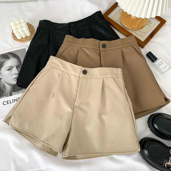 Uus kõrge vöökohaga naiste lühikeste pükste mudel - mitut värvi