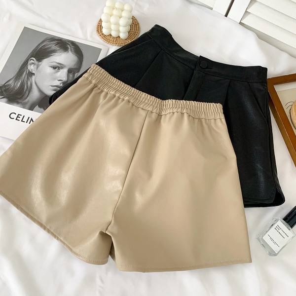 Uus kõrge vöökohaga naiste lühikeste pükste mudel - mitut värvi